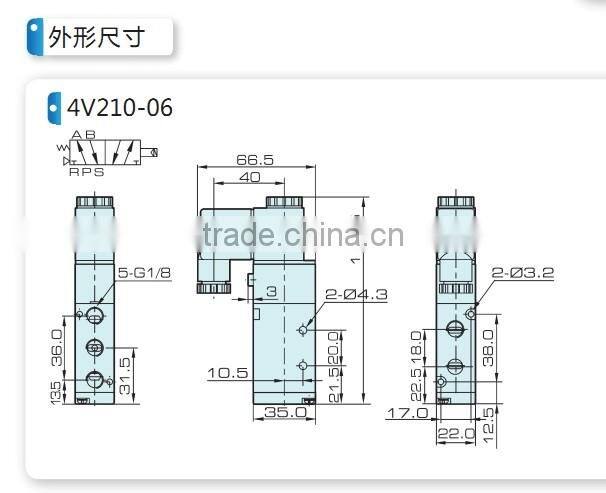 4V200 delphi control valve with high quality