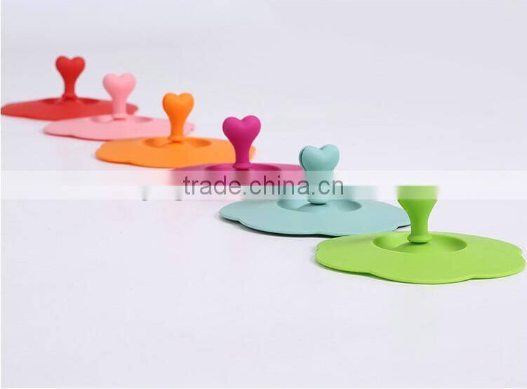 Best Seller Rubber Silicone Cup Cover Food Grade Silicone Coffee Mug Cup Lids