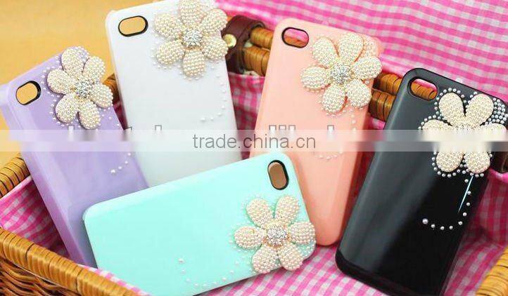 color housing for iphone 4 case flower 4g case