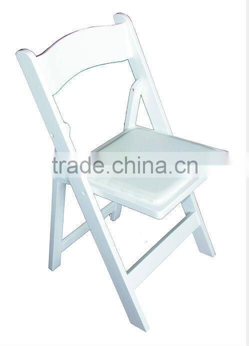 best natural solid wood slat folding chair for wholesale