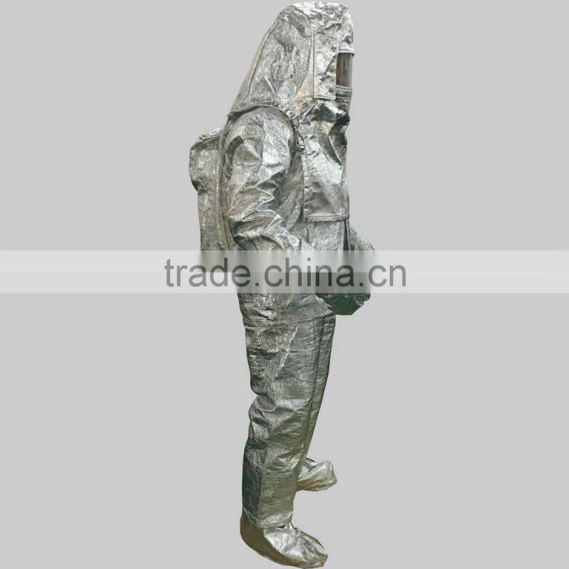 High quality Can proof 1000 degree heat aluminum protective suit