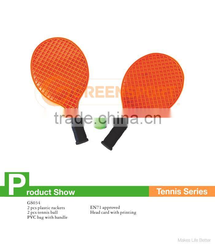 GS034 Plastic tennis rackets with PVC bag