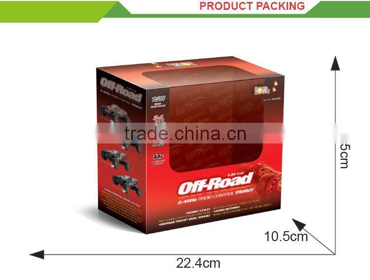 2.4G High speed remote control diecast model 1:24 4wd rc drift car