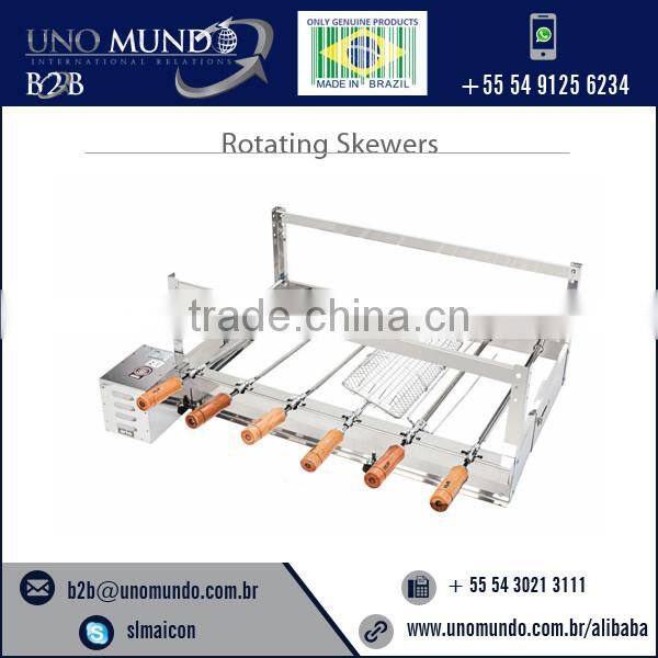 Superior Quality Excellent Finishing Rotating BBQ Skewers Available