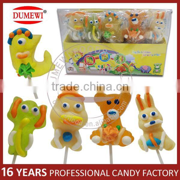 Heart Shaped "Love" Jelly Valentine Lollipops