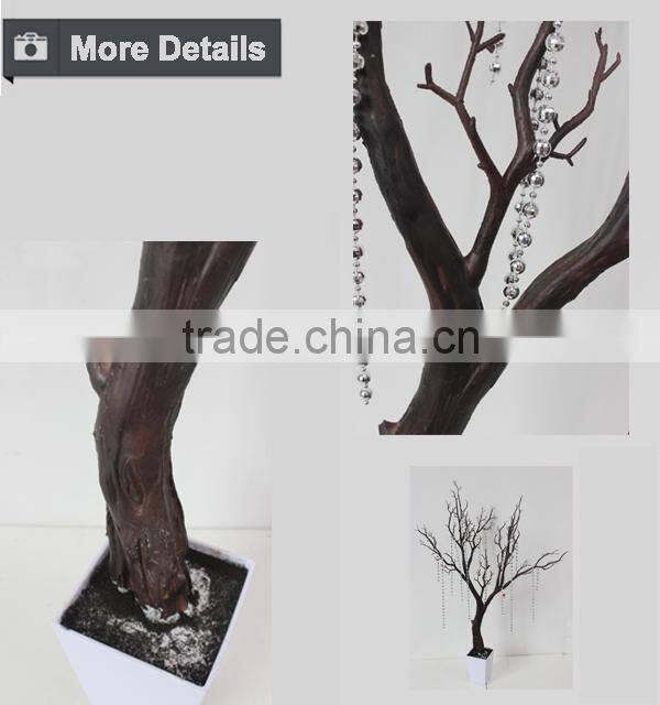 Self-manufacture artificial white dry plant branchs without leaves decoration