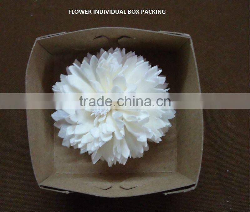 Sola diffuser flower - Made from Sola wood - from India - hi-quality balsa wood diffuser flower