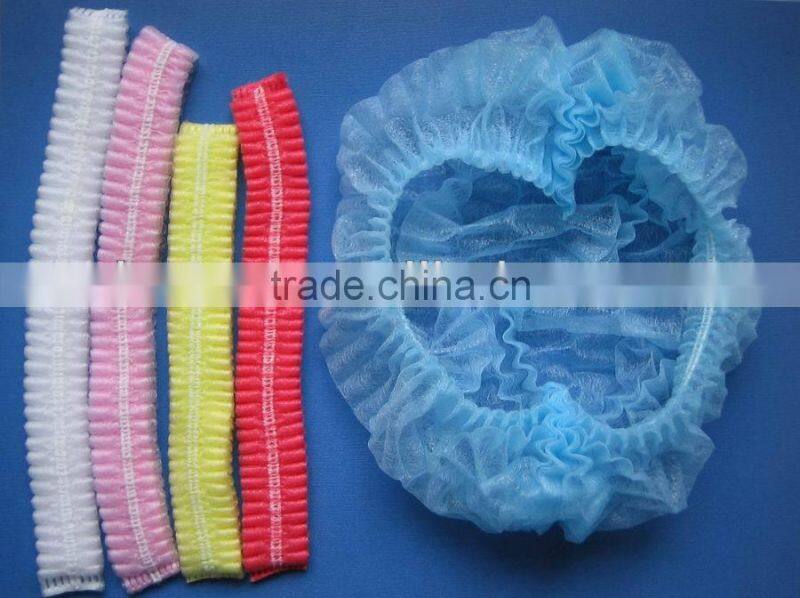 Disposable Colorful Surgical Nonwoven Bouffant Cap