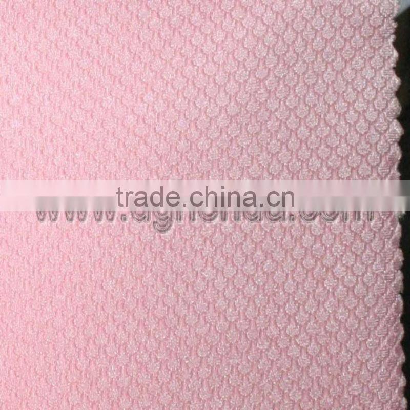 Pink pearl lycra fabric/ Spandex Swimwear Fabric