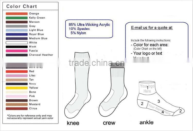 China custom cotton sock manufature
