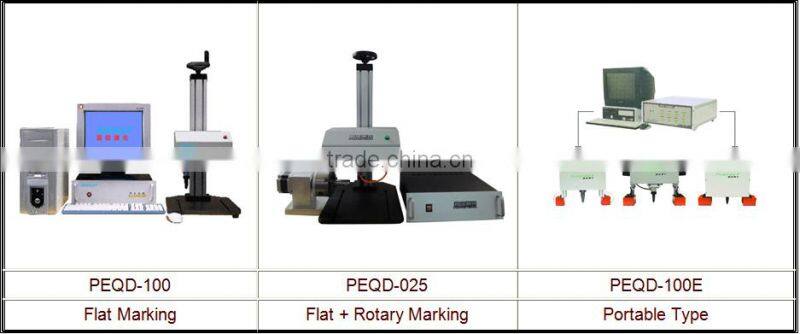 2015 new products With CE China Wuhan Dot Pin marking machine for metal nameplate