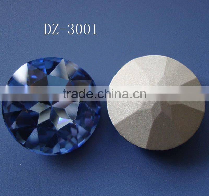crystal diamond round crystal bead