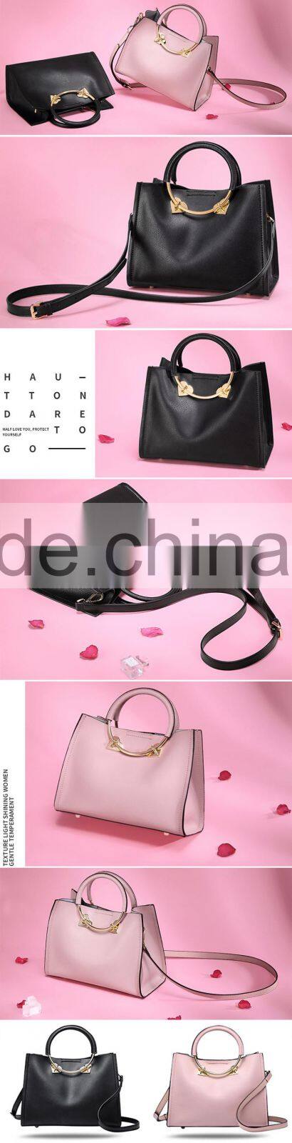 Top Selling Popular Pure Color Women Messenger Handbags High Quality Genuine Split Cow Leather Single Shoulder Bags For Ladies