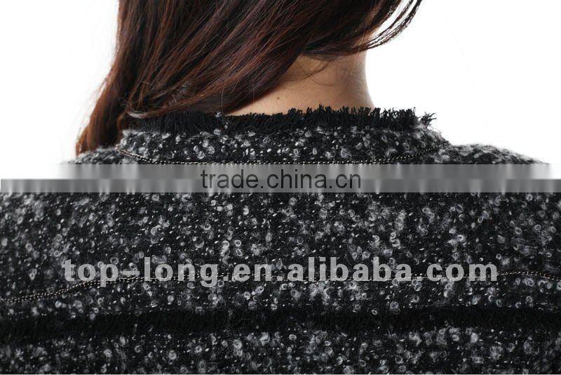 2012 woolen winter jacket fashion clothing for women