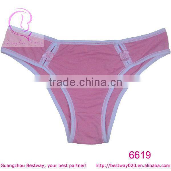 Girl sexy image red cotton panties sexy charming fashion