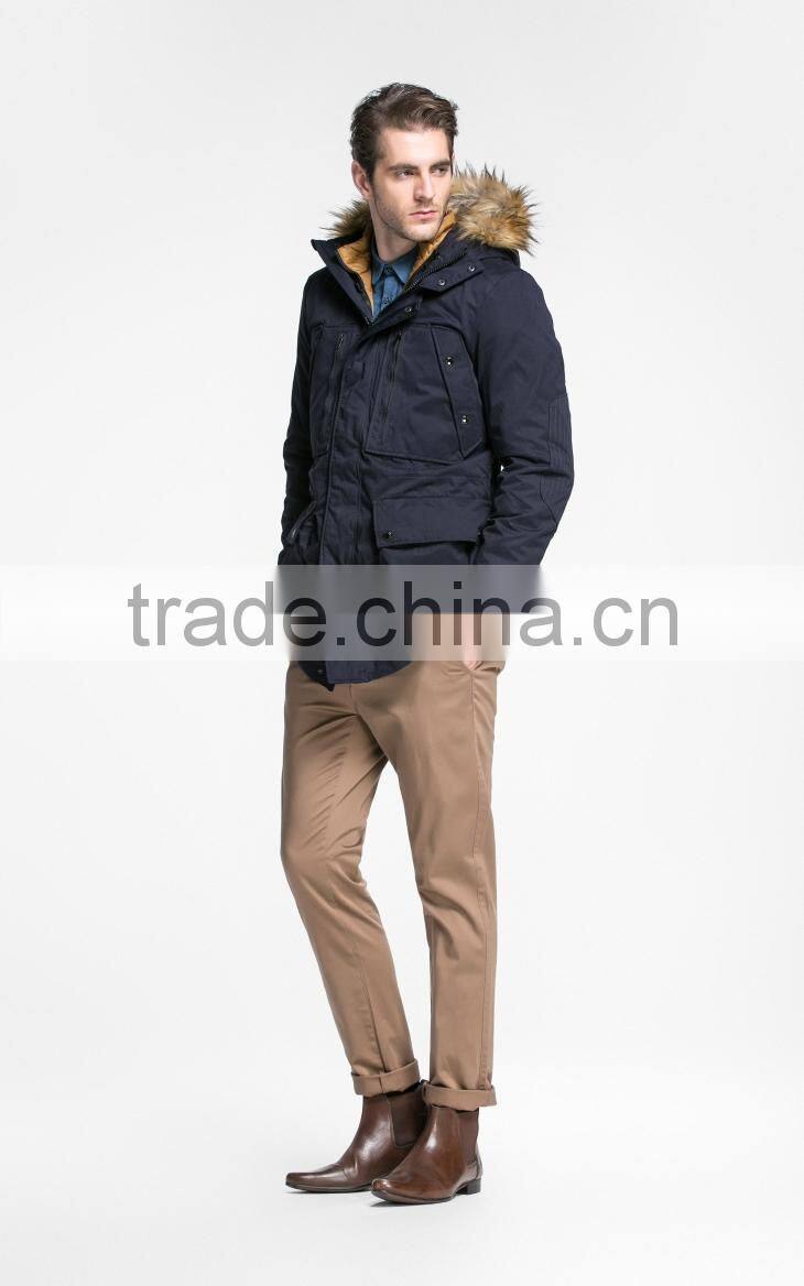 OEM New Design Detachable 3-in-1 Functional Hooded Man Nylon Padded Jackets