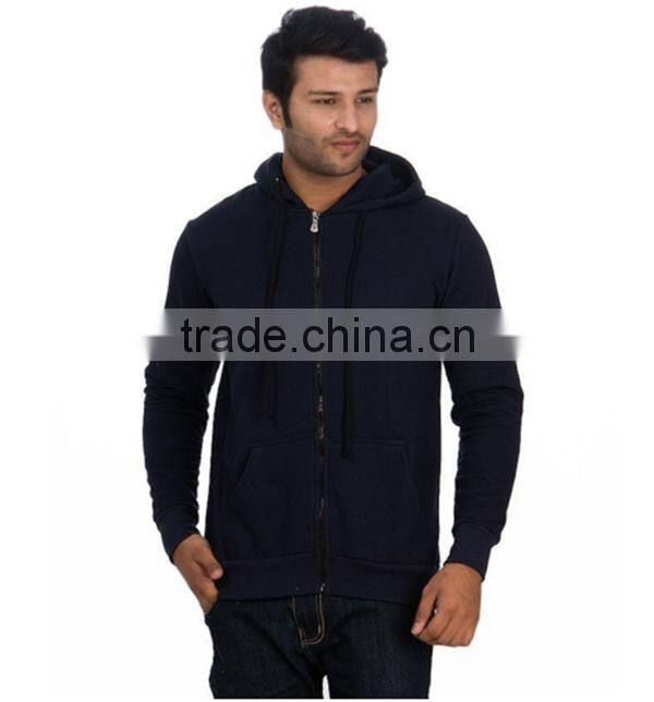 High Quality Plain Navy Blue Hoodies