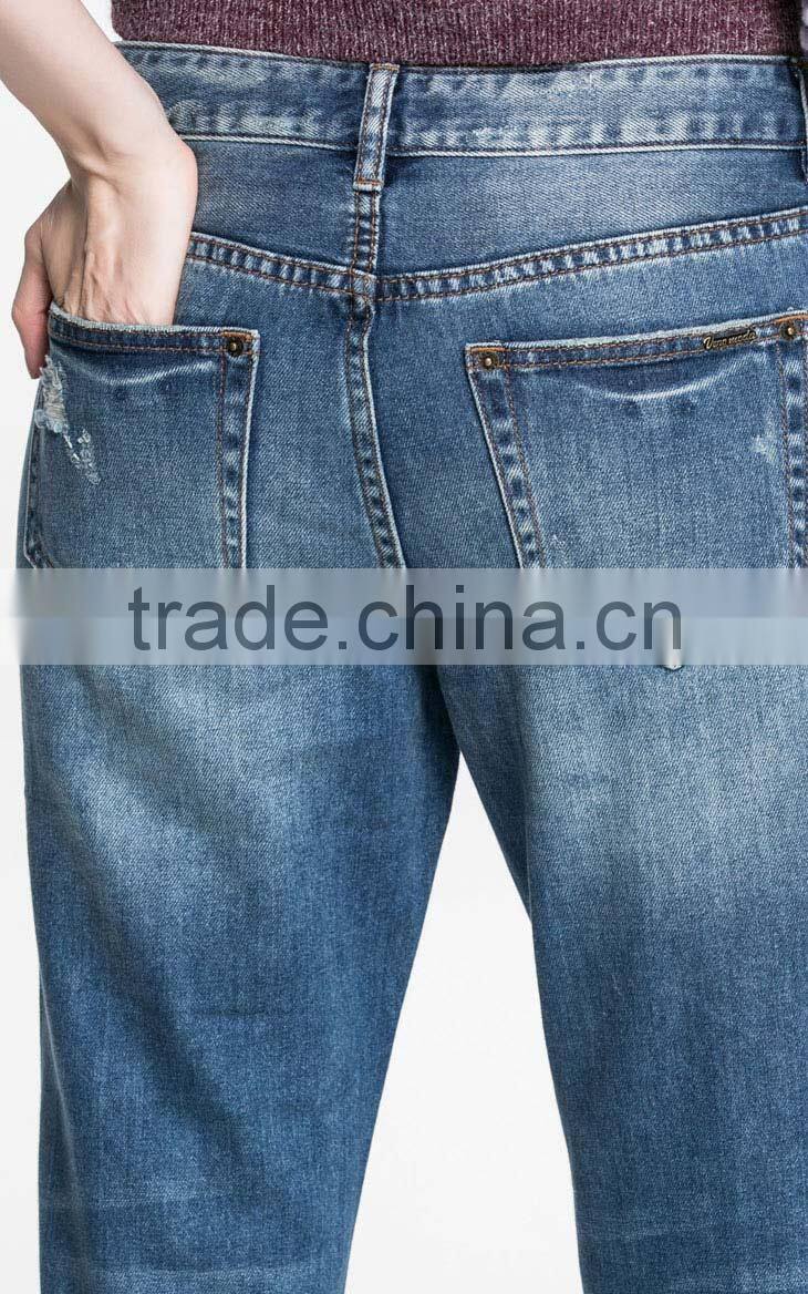 2016 new pattern women jeans pants, new model jeans pants