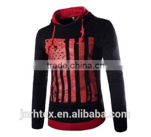 Hot Mens Long Sleeve Custom Print Couple lover Hooded Sweatshirt