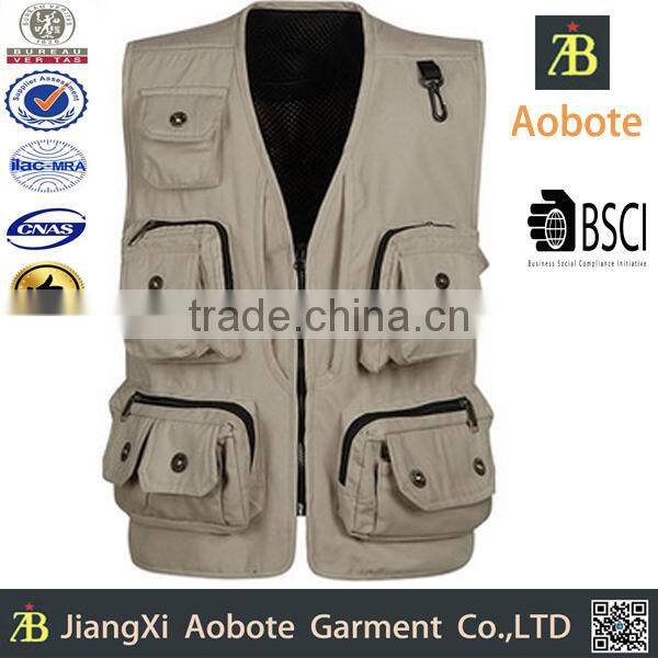 2015 Custom Outdoor Photographer Jacket Vest