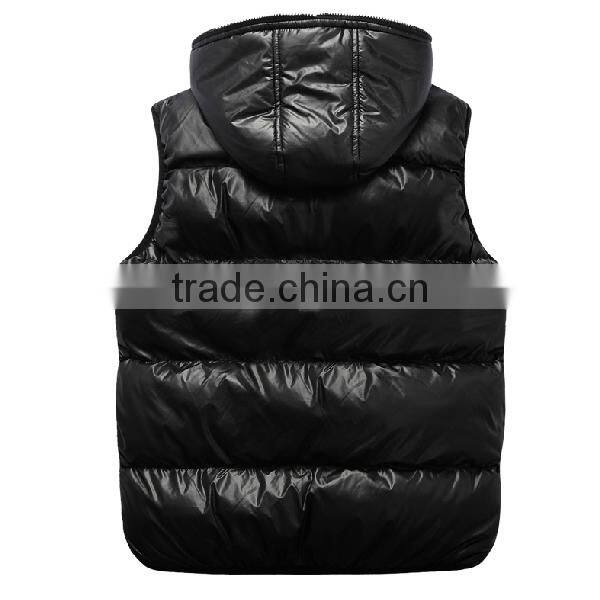 2015 Wholesale Customized Outdoor Men Slim Duck Down Vest