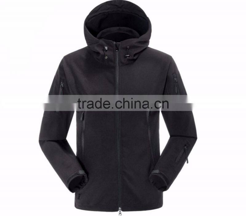 Instocked cargo/plainmillitary softshell jacket fleece jacket windproof waterproof customizable logo