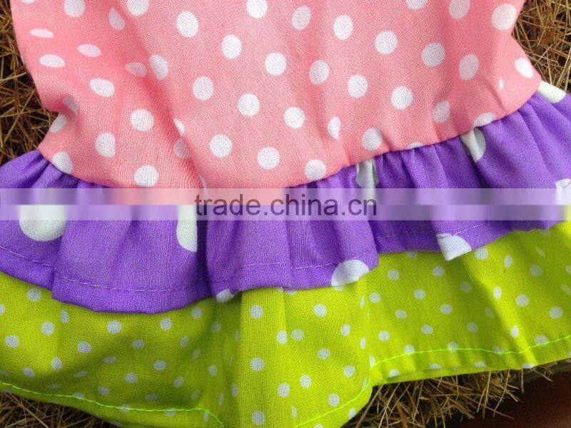 2015 new easter chevron pant set outfits with matching necklace and headband