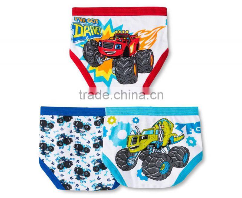 2017 wholesale OEM Children Underpants fashion Little Boys' 100% Cotton Briefs Cool Kids underwear Boxer Briefs