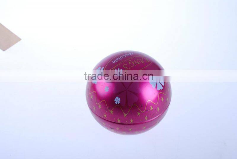 Egg tin toy box packing for gift OEM factory ball can