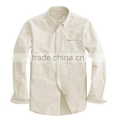 Solid color western shirts round bottom cotton casual men shirts