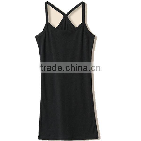 Girls Sleeveless Elegant Ladies Fitness Crop Tank Tops