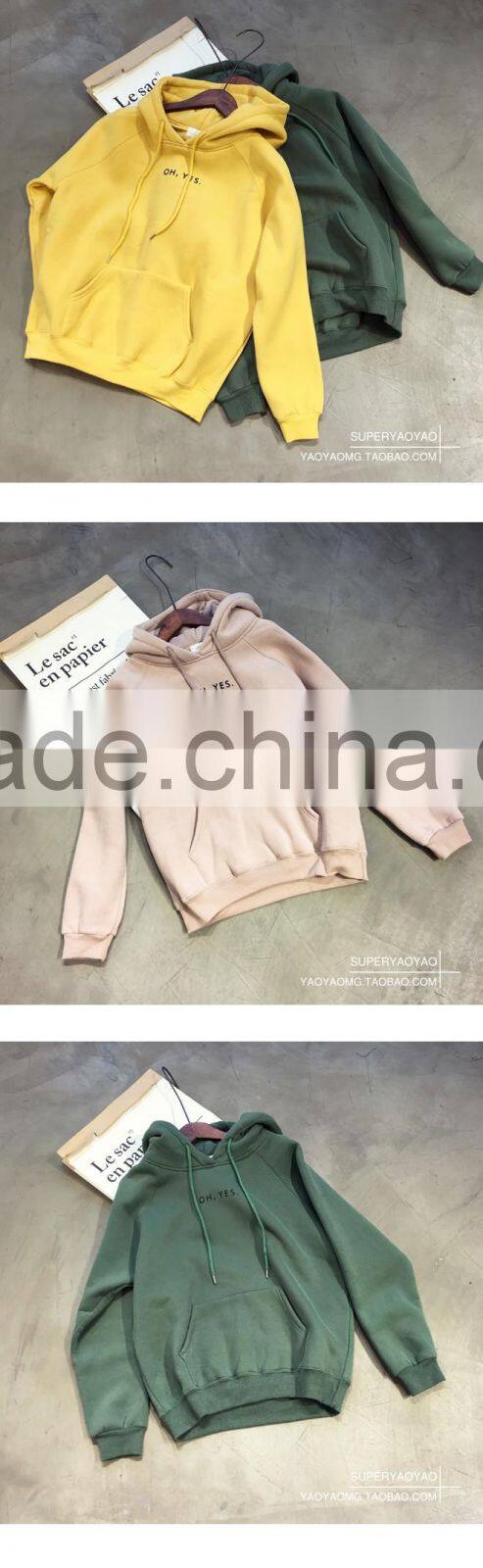 Oem Ladies Clothes Casual Pullover Hoodies Coats,Custom Fleece Fashion Embroidery Hoodies For Ladies