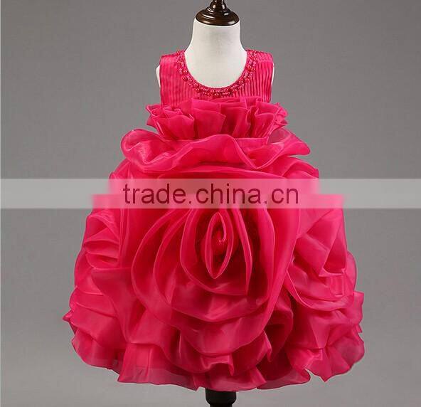 Wholesale softtextile baby girl wedding dress