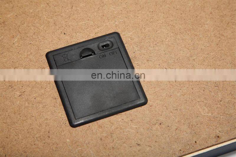 fiber optic christmas canvas painting for home decoration