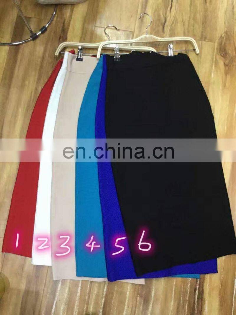 2017 new more color midi bandage dress tight pencil skirt for OL ladies wholesale