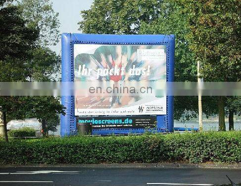 Giant inflatable advertising billboard with double side printing logos