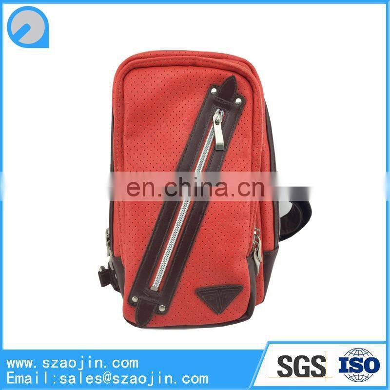 practical trendy fishing mens leather sling bag