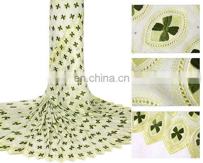 Stone putting made in swiss african laces