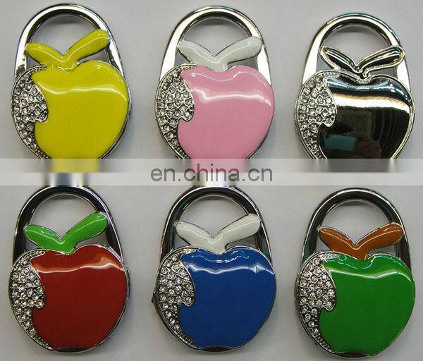 beautifull Flower shape bag hanger Blank colouful Hook, Blank custom bag hanger & purse hangers