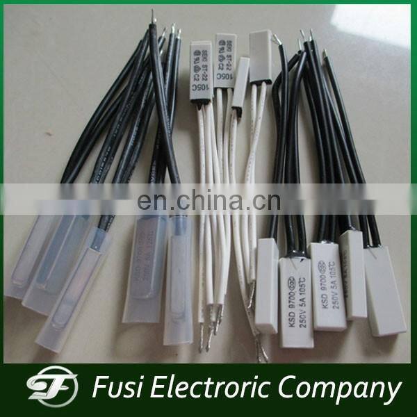 60Degrees Bimetal Thermal Switch 250V 5A