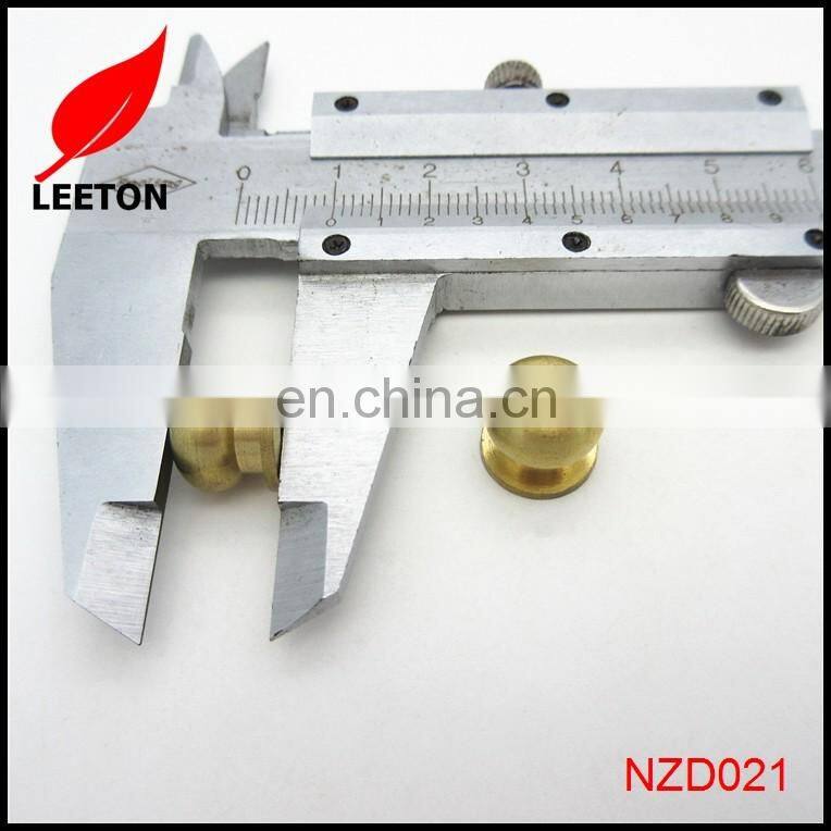 Bag brass screw button stud for leather