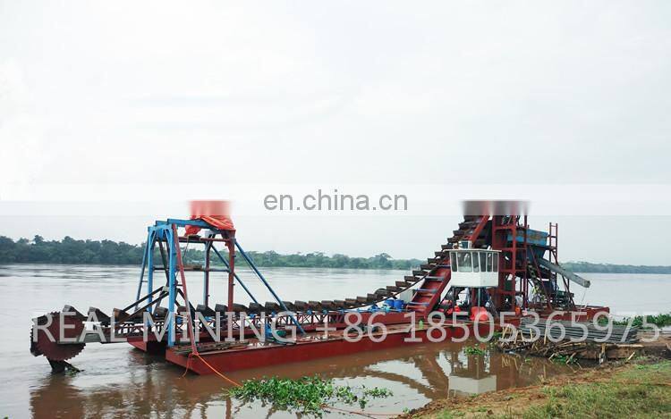 Bucket Chain Gold Dredger Gold Mining Equipment