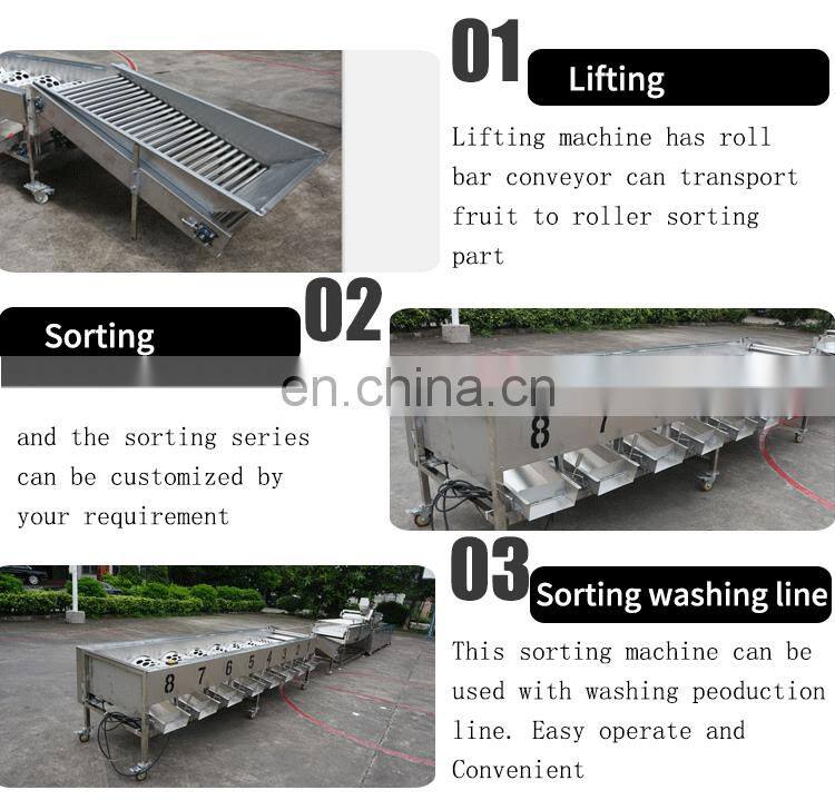 High efficient orange grader apple sorting machine mango sorting machine for sale