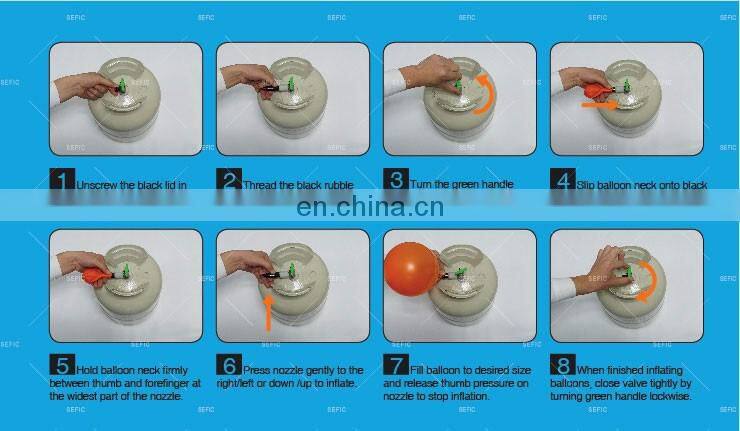 Wholesale 13.4L 30LB Steel Balloons Helium Gas Cylinder With Ribbon