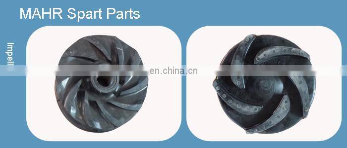 Centrifugal slurry pump parts rubber impeller