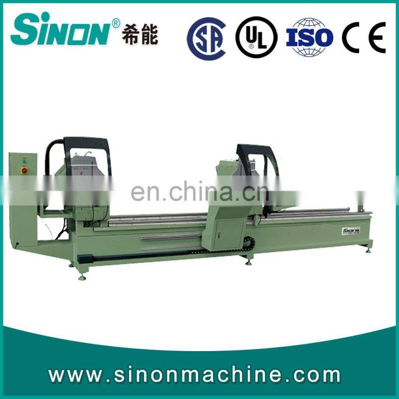 Aluminum Door Window Frame Manufacturing Machine of Double Head Cutting Saw