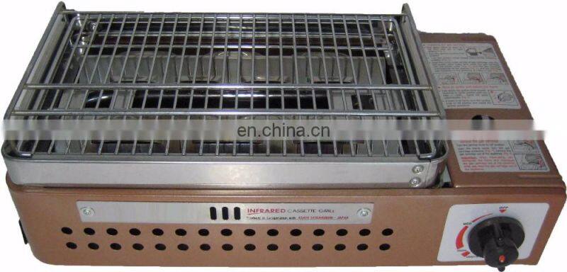 Barbecue grill stove (Infrared, skewer support, plastic case option) / Portable butane gas BBQ stove