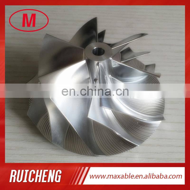 T04R 451470-0001 6+6 blades 66.65/84.00mm Turbocharger performance design Billet /milling/aluminum 2618 compressor wheel