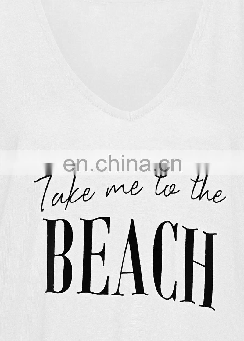 2019 Dress Womens Tassel Letters Print Baggy Swimwear Bikini Cover-UPS Beach Dress vestidos de fiesta #25 Dropshipping