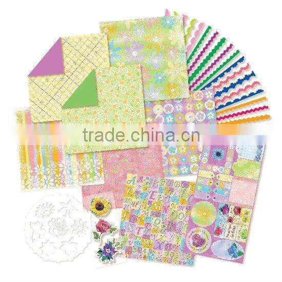 DIY Craft Set Sweet Memories Spring Flower Scrapbook Kit